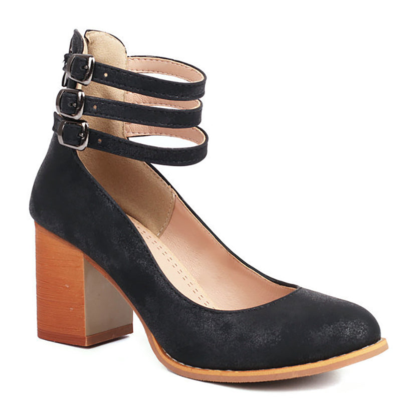 Heels For Women | Block Ankle Strap Design