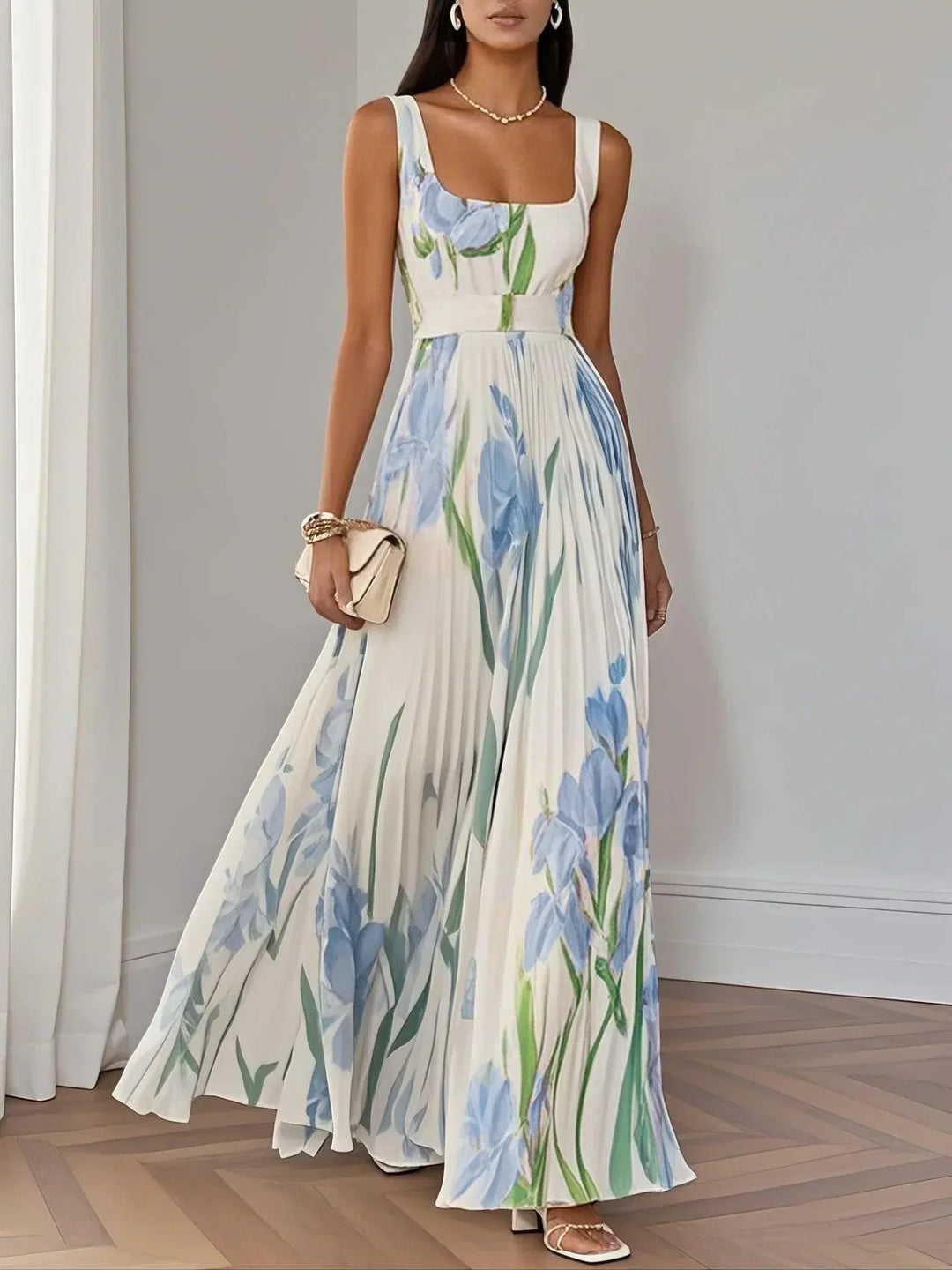 Women's Boho Maxi Dress | Floral A Line