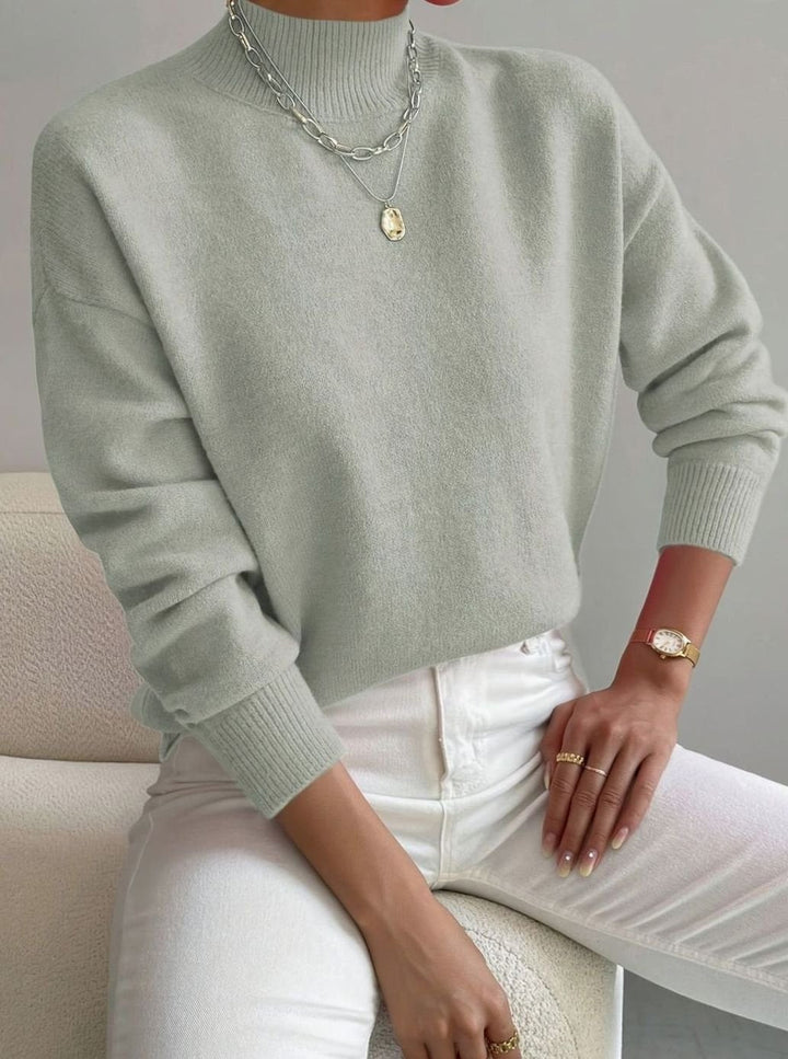 Davina | Women's Soft Ribbed Turtleneck Knit Winter Sweater