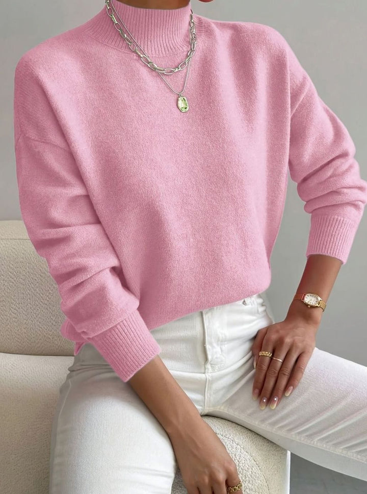 Davina | Women's Soft Ribbed Turtleneck Knit Winter Sweater
