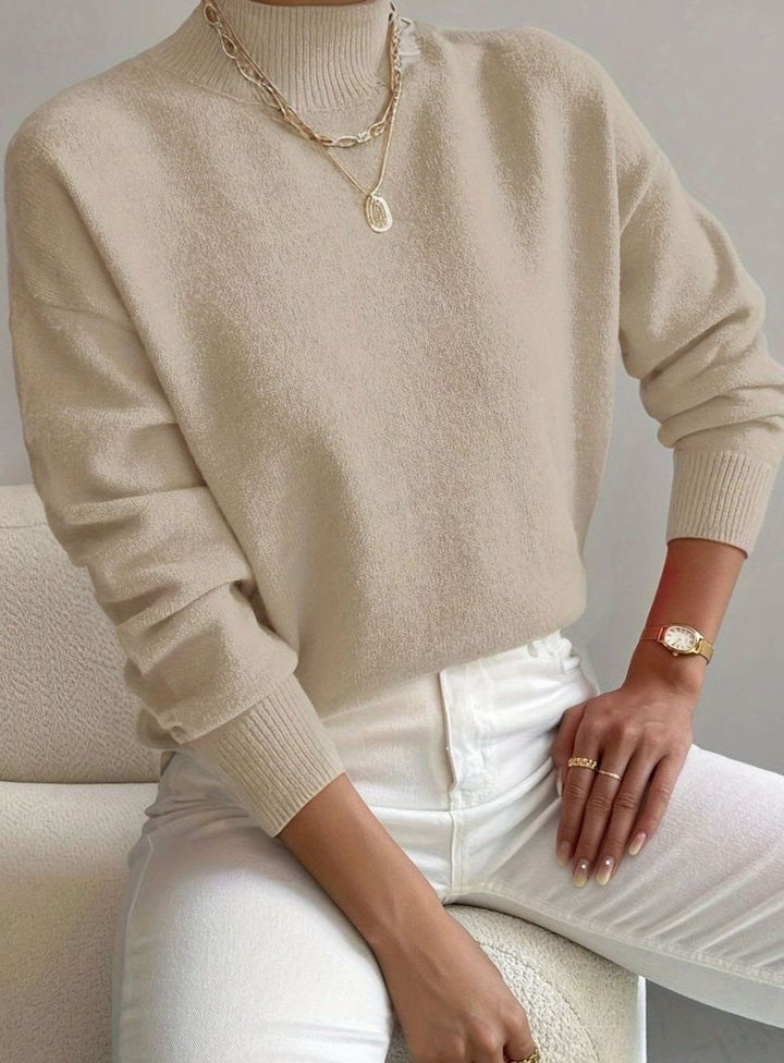 Davina | Women's Soft Ribbed Turtleneck Knit Winter Sweater