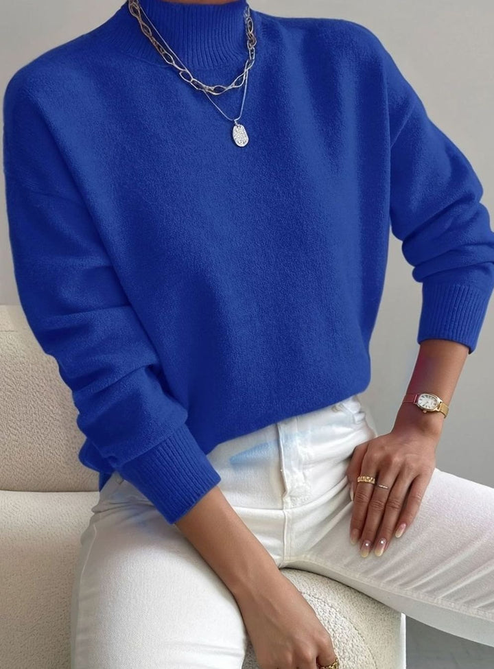 Davina | Women's Soft Ribbed Turtleneck Knit Winter Sweater