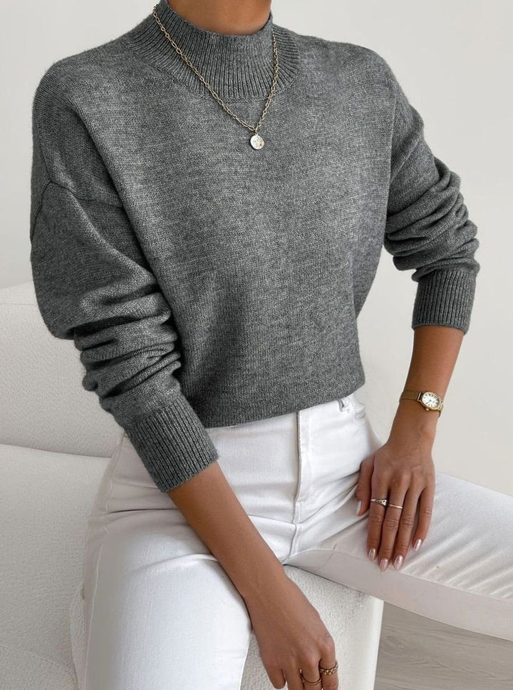 Davina | Women's Soft Ribbed Turtleneck Knit Winter Sweater