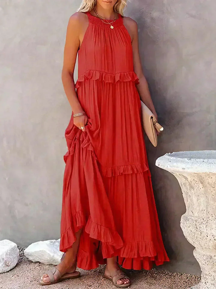 Maxi Dress for Women | Ruffle Detailing