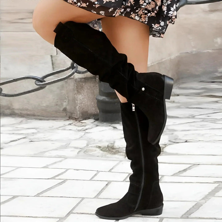 Boots For Women | Closed Toe Knee-High Design