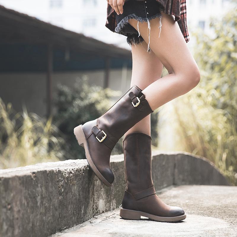 Women’s Boots | Mid-Calf with Buckle