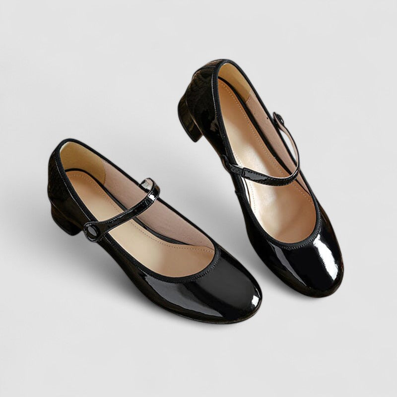 Women’s Mary Jane Shoes | Buckle Strap Block Heel
