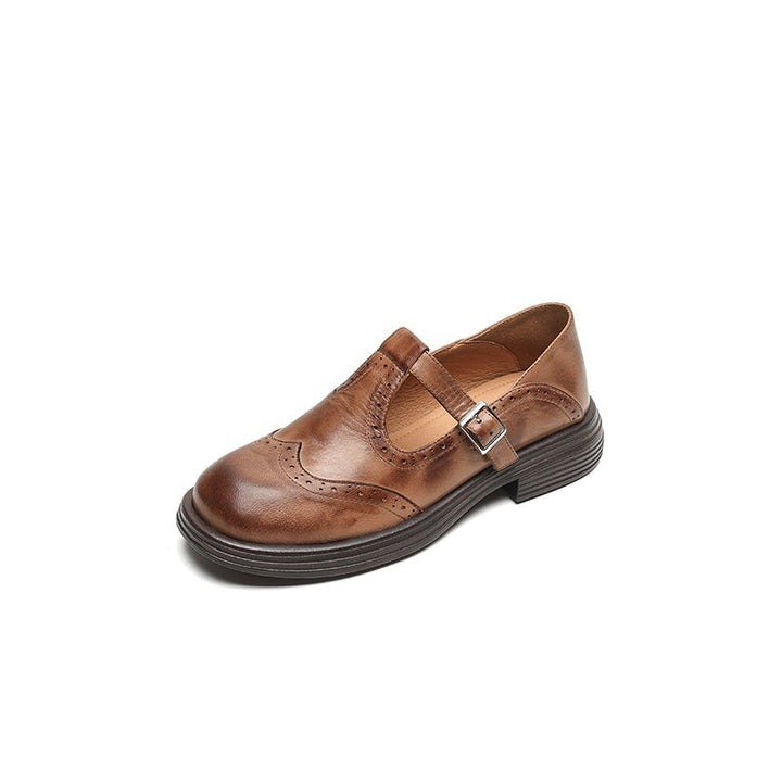 Women's Mary Jane Shoes | Closed Toe Buckle Strap