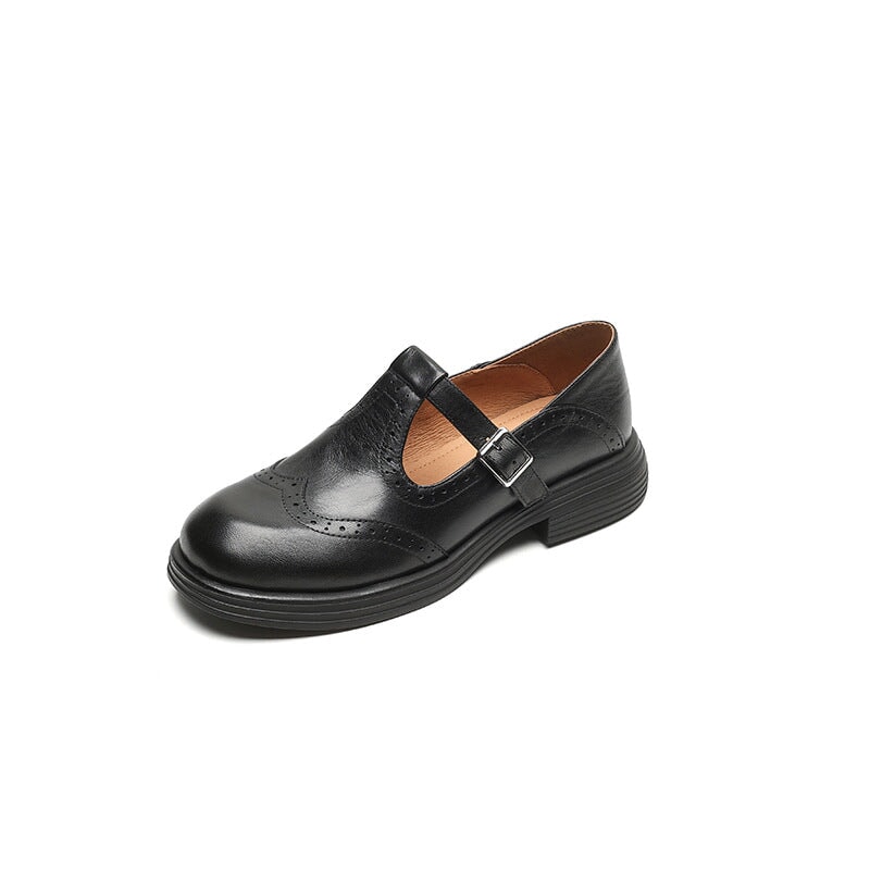 Women's Mary Jane Shoes | Closed Toe Buckle Strap