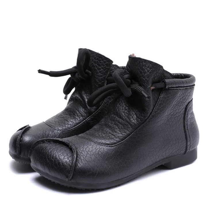 Boots for Women | Flat Lace-Up Ankle-Height