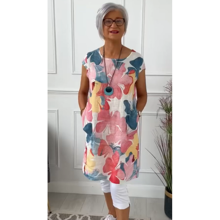 Casual Dress For Women | Midi Printed Fit Design