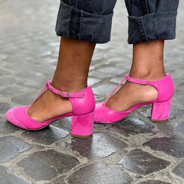 Mary Jane Heels For Women | Block Strap Style