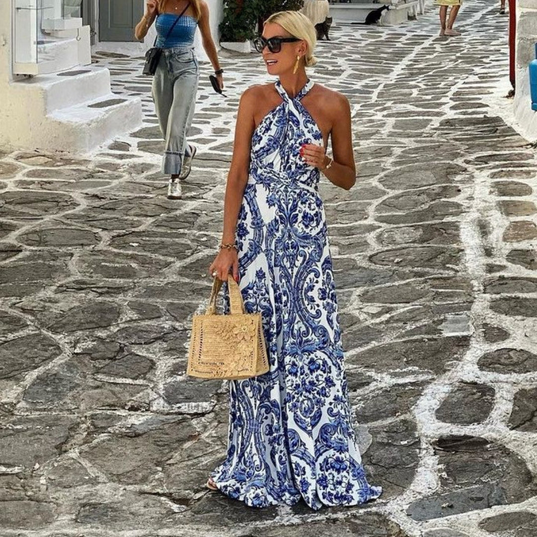 Women's Maxi Sundress | A-Line Halter