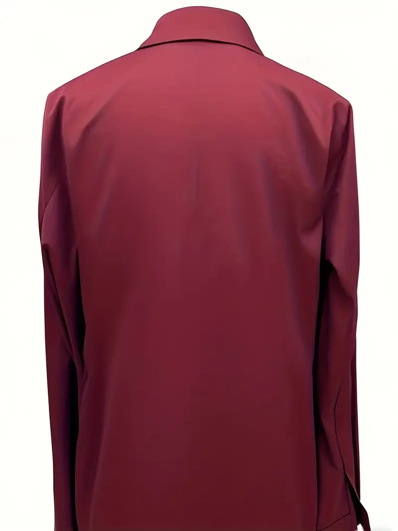 Blouse For Women | Draped Neck Long Sleeve