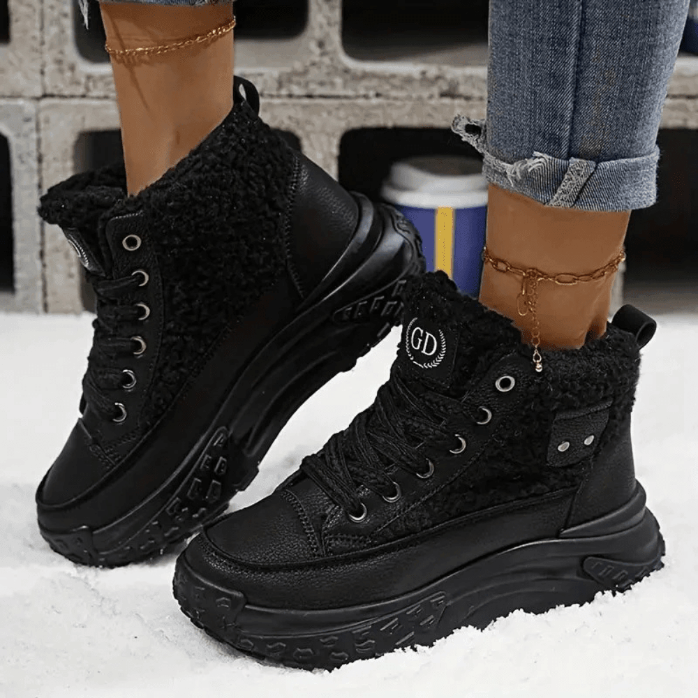 Boots For Women | Lace Up Ankle Platform Design