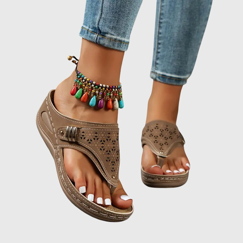 Women's Comfortable Sandals | Cushioned Slip-On Orthopedic