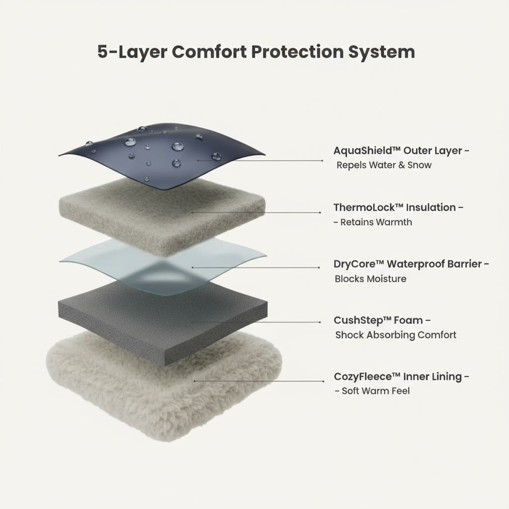 Boots For Women | Hook Strap Ankle Lug Sole Design