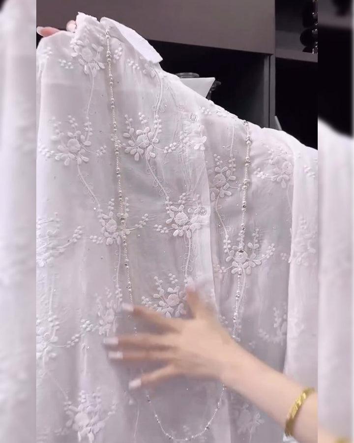 Shirt For Women | Embroidered Drop Shoulder