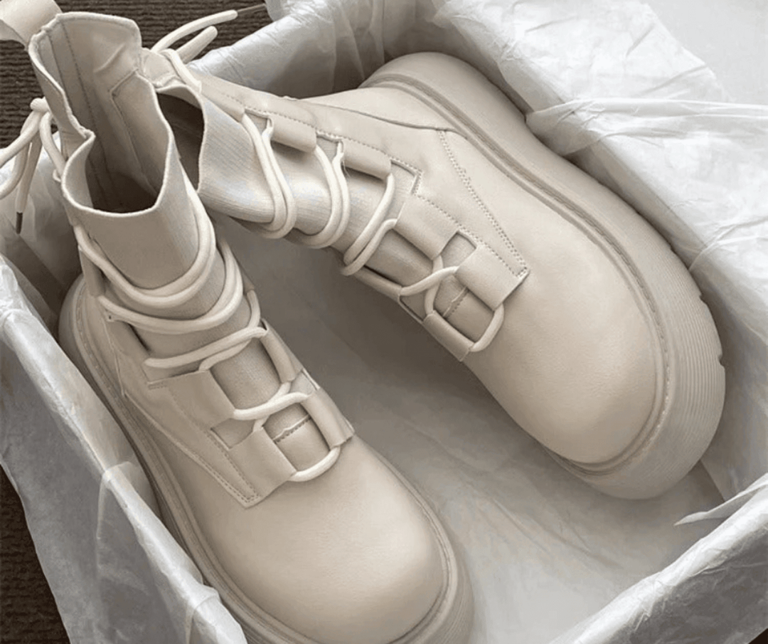 Boots For Women | Lace Up Platform Ankle Style