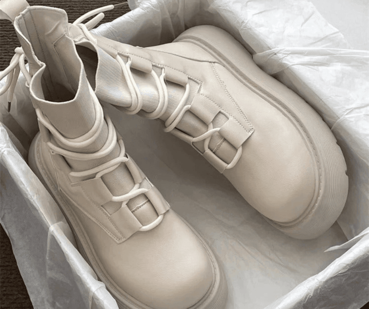 Boots For Women | Lace Up Platform Ankle Style