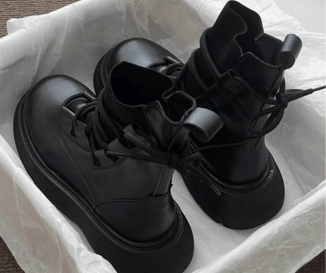 Boots For Women | Lace Up Platform Ankle Style