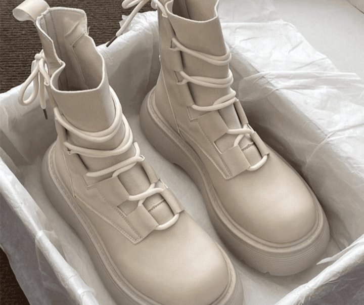 Boots For Women | Lace Up Platform Ankle Style