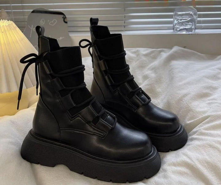 Boots For Women | Lace Up Platform Ankle Style