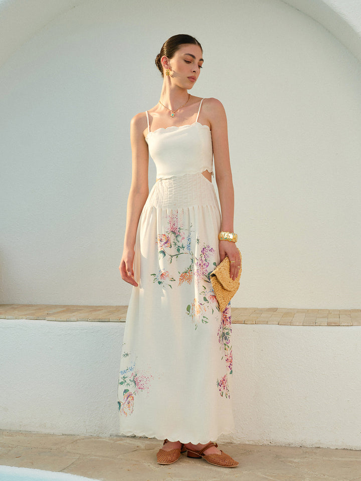 Women's Maxi Sundress | Apricot Boho