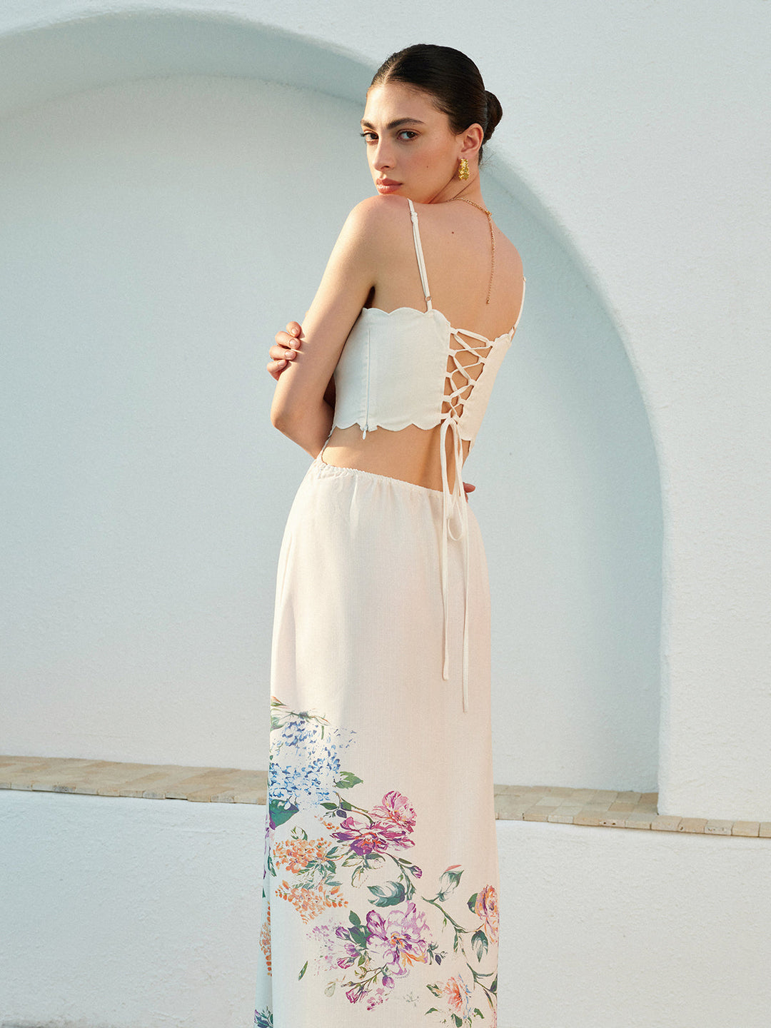 Women's Maxi Sundress | Apricot Boho