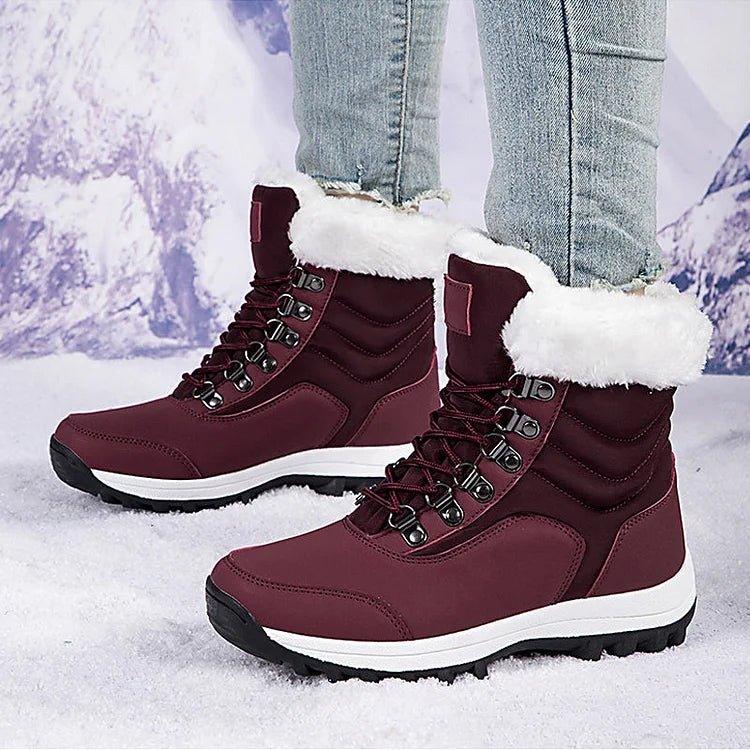 Women’s Boots | Lace-Up Winter with Collar