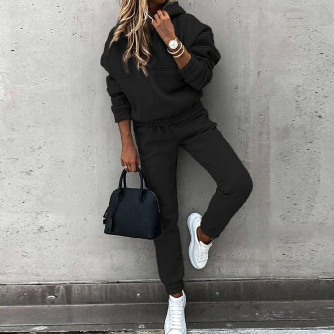 Gilda | Women's Relaxed Fit Hoodie Jogger Matching Tracksuit Set
