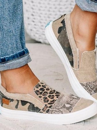 Sneakers for Women | Patterned Slip-On
