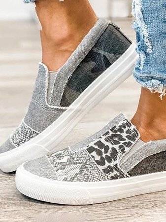Sneakers for Women | Patterned Slip-On