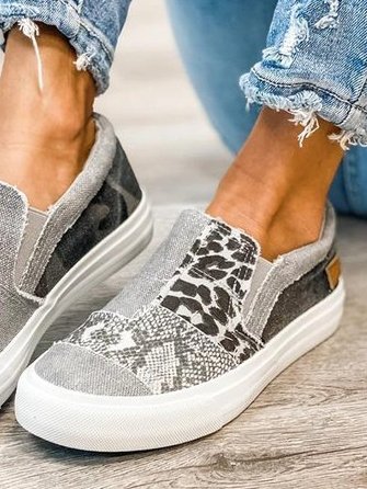 Sneakers for Women | Patterned Slip-On
