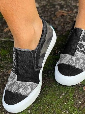 Sneakers for Women | Patterned Slip-On