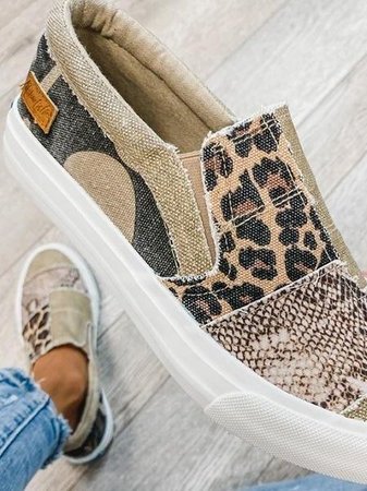 Sneakers for Women | Patterned Slip-On