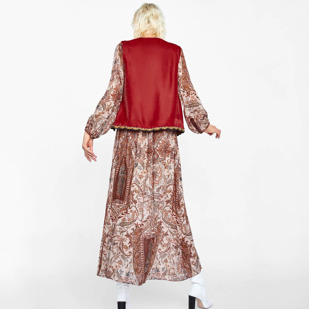 Women’s Vest | Boho Embroidered