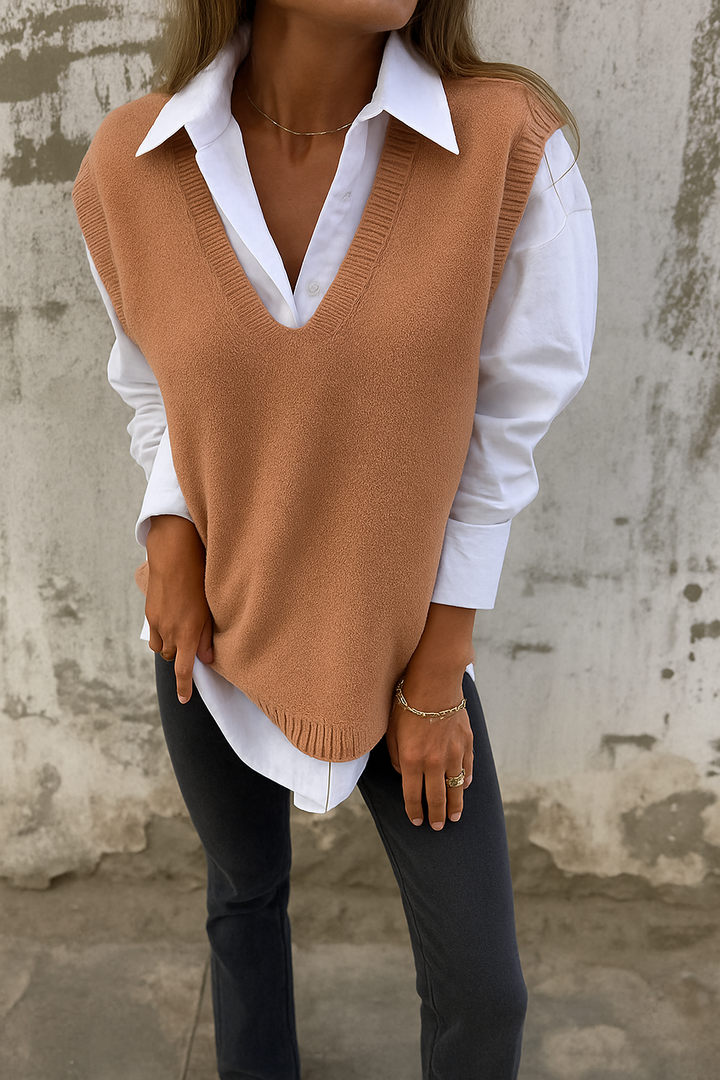 Cardigan for Women | Oversized V-Neck Vest