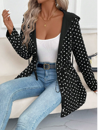 Women’s Coat | Leopard Print Open-Front