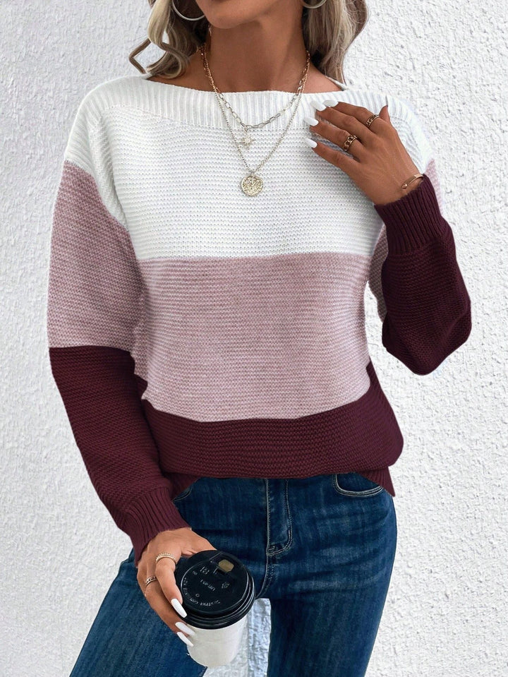 Sweater for Women | Classic Boat Neck with Soft Long Sleeves