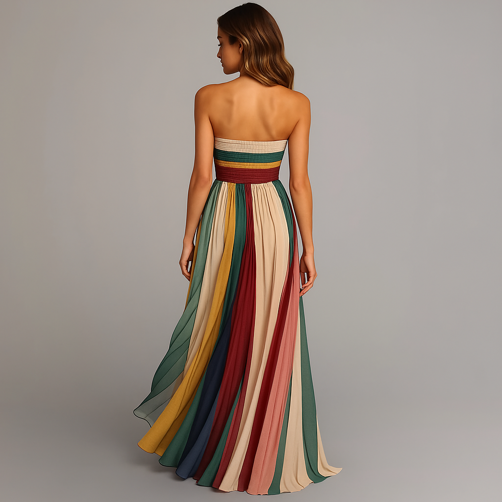 Women’s Dress | Strapless Pleated
