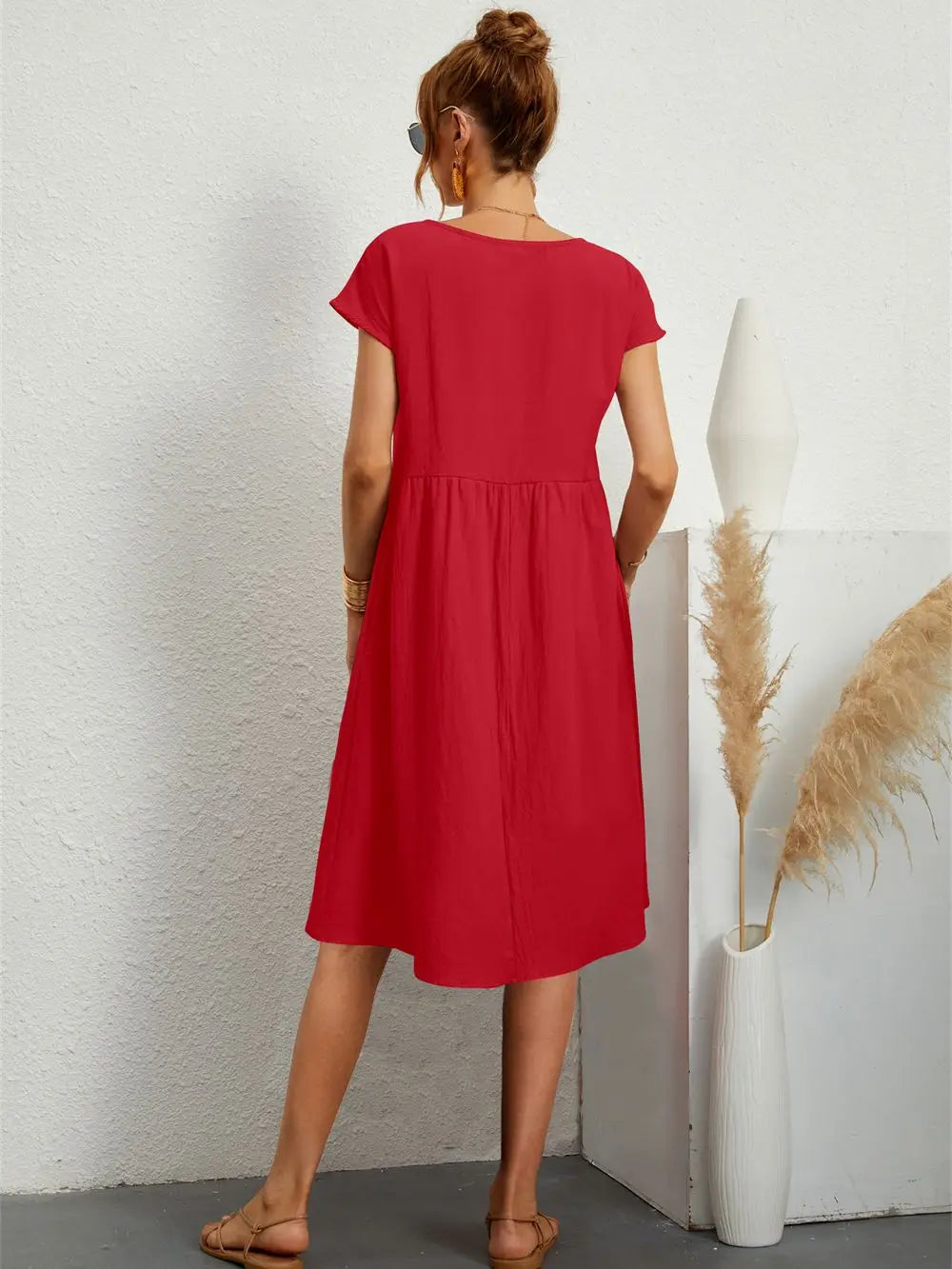 Women’s Dress | Short-Sleeve Midi