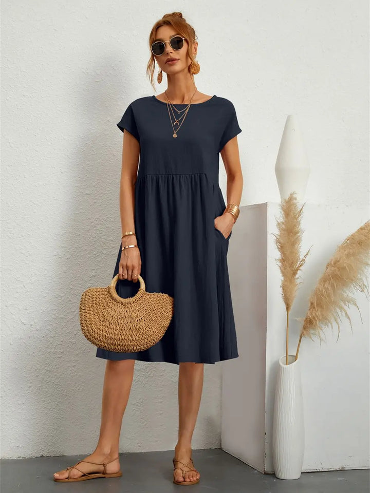 Women’s Dress | Short-Sleeve Midi
