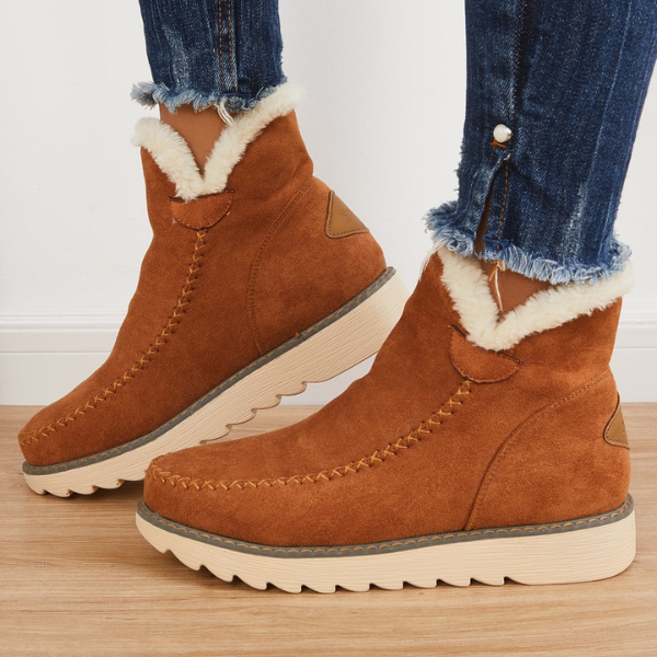 Boots For Women | Slip On Low Ankle Lug Sole Style