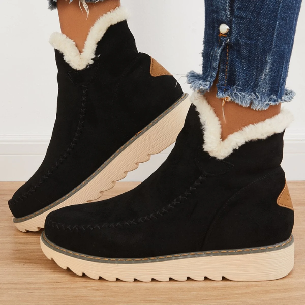 Boots For Women | Slip On Low Ankle Lug Sole Style
