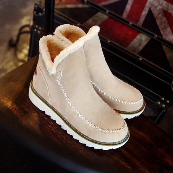 Boots For Women | Slip On Low Ankle Lug Sole Style