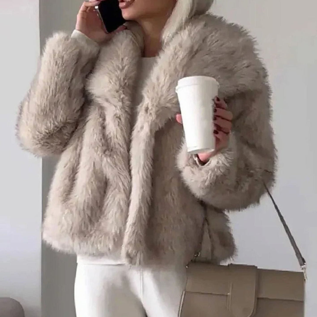 Kerry | Women's Relaxed-Fit Open-Front Faux Fur Jacket