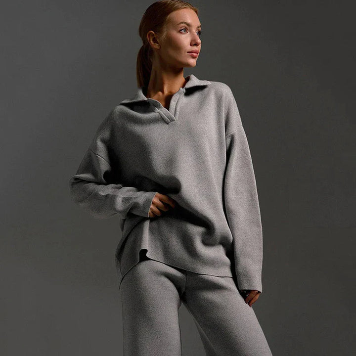 Women’s Tracksuit | Long-Sleeve Wide-Leg