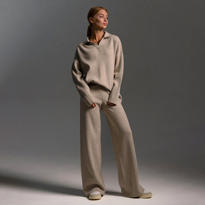 Women’s Tracksuit | Long-Sleeve Wide-Leg