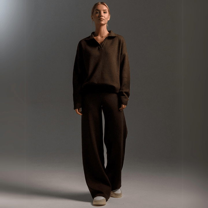 Women’s Tracksuit | Long-Sleeve Wide-Leg